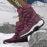 Winter Women Ankle Boots Keep Warm Women's Snow Boots Outdoor Slip on Platform Women's Hiking Boots Thickened Plush Women Boots MartLion