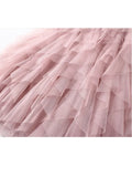 Skirt Women Cute Pink Waist Pleated Skirt Mesh Female Lady MartLion   