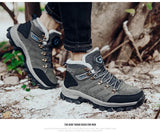 Winter Anti Slip Snow Boots Outdoor Plush Leather Hiking Shoes Men's Waterproof Boots Comfortable Military MartLion   