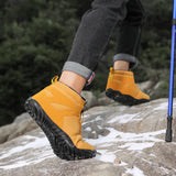 Winter Booties Men's Snow Barefoot Casual Shoes Outdoor Work Ladies Warm Fur Ankle Shoes Snow Boots MartLion   