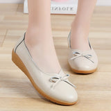 Women Shoes Loafers Moccasins Summer Genuine Leather Flats Slip On Loafers Flats Tassel MartLion   