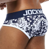 Clearan Men's Underwear Brief Mesh Underpants Jockstrap Gay briefs Cuecas Brief Bikini Srting Mart Lion 323 Navy Blue M 