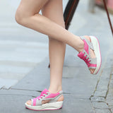  Women Sandals Lady Platform Chunky Sandals Women's Open Toe Casual Summer Sports Shoes MartLion - Mart Lion