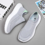 Soft-sole Walking Men's Shoes Lightweight Casual Sneakers Breathable Slip on Loafers Unisex Women MartLion   