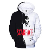 Movie Scarface 3D Print Hoodie Sweatshirts Tony Montana Harajuku Streetwear Hoodies Men's Pullover Cool Clothes Mart Lion VIP2 XXS 