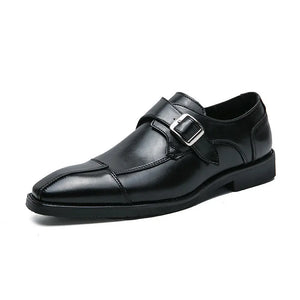 Classic Mixed-colors Men's Derby Shoes Leather Formal Shoes Lace-up Dress Zapatos De Vestir MartLion black 1812 38 CHINA