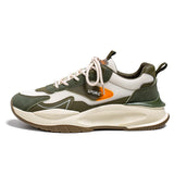 Fujeak Outdoor Walking Footwear Men's Shoes Sneakers Casual Comfort Lightweight Running Mart Lion Green 39 