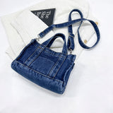 Four seasons universal casual trend all-in-one denim bag MartLion   