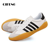 Men's Soft Casual Shoes Light Summer Breathable Mesh Sneakers White Sport German Training Waterproof Canvas Mart Lion   