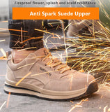 safety autumn shoes breathable work anti stab work sneakers with steel toe indestructible anti smashing MartLion   