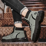 Men Sneakers Outdoor Breathable Boots Outdoor Hiking Winter Shoes Light Non-slip Men Desert Ankle Boots Chelsea Boots Men MartLion