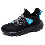 Men's Shoes Lightweight Sports Casual Walking Jogging Breathable Non-slip Wear-resistant Mart Lion Black 39 