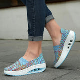 Women Sneakers Casual Wedges Increased Platform Shoes Breathable Sneakers Femme MartLion   