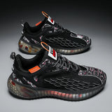 Lightweight Sneakers Breathable Mesh Shoes Spring Casual Non-slip Men's Trendy Sport Footwear MartLion black 39 