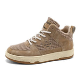 Casual Men's Shoes Outdoor Trend Sneaker Autumn Board Shoes Non-slip Walking Footwear MartLion Khaki 39 