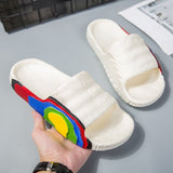 Summer Breathable Men's Slippers Outdoor Casual Shoes Slip On Unisex Sneakers Non-slip Bathroom Lightweight Sneakers Mart Lion   