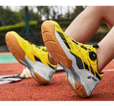 Badminton Shoes Men's Light Weight Badminton Sneakers Luxury Tennis Anti Slip Table Tenis Mart Lion   