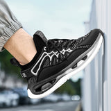 Men's Sneakers Breathable Running Shoes Outdoor No-slip Sports Trendy Training Footwear Mart Lion   