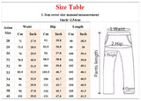 Men's Jeans Casual Straight Denim Pants Daily Work Jean Trousers MartLion   