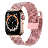 Strap For Apple watch Band 44mm 45mm 41mm 49mm 42mm 40mm 45mm Milanese Loop bracelet correa iwatch series 9 7 8 4 5 6 SE Ultra2 MartLion pink gold 38mm 40mm 41mm CHINA