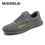 Men's Casual Shoes Breathable Mesh Loafers Handmade Outdoor Walking Sneakers Boat