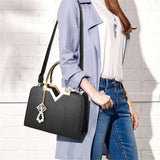 Summer Handbag Women Multi-Pocket Zipper Shoulder Bag PU Leather Female Crossody Bag Purse Mart Lion   