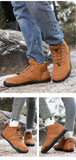 Big Size  Winter Barefoot Boots Waterproof Winter Hiking/Climbing Shoes Fur Lined Snow Boot Women Men Plush Walking Boots MartLion   