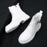 Men's English Style Thick Sole Design Men Boots Layer Leather Casual Boots MartLion