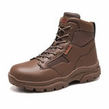 Boots Outdoor Tactical Desert Combat Boots Waterproof Anti-slip Hiking Shoes Men's Sneakers MartLion brown 39 