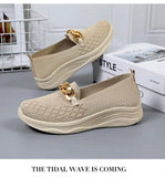 Shoes Trend Slip On Loafers Ballet Flats Ladies Sneakers Women's Summer Comfort Footwear Casual Mom Cotton MartLion   