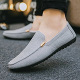 Men's Casual Shoes Comfort Shoes Denim Adult Footwear Loafers Canvas Sneakers Driving Mart Lion   