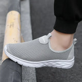 Shoes for Men Slip on Casual Breathable Mesh Outdoor Non Slip Lazy Shoes Lightweight  Men Shoes MartLion   