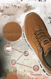 Hiking Shoes Suede Leather Sneakers Men's Outdoor Climbing Hunting Waterproof Lace-up Snow Boots MartLion   