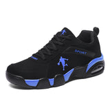 Men's Shoes Casual Sneakers Trainers Air Cushion Leisure Blue Tenis Masculino Adulto