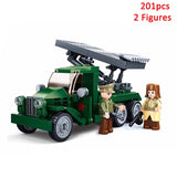 Military ww2 Cannon Assault Armored Vehicle Battle Tank Car Truck Army Weapon Building Blocks Sets  Model King Kids Toys Gift Mart Lion   