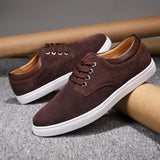 Leather Shoes Men's outdoor Casual Sneakers suede Leather Loafers Moccasins Footwear Mart Lion   