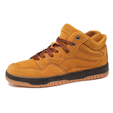 Autumn Flat Men's Casual Sneakers Board Shoes Couples High-top zapatillas de hombre MartLion yellow LZ310 36 CHINA