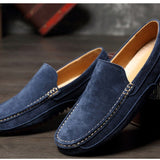 Suede Leather Men's Loafers Luxury Casual Shoes Boots Handmade Slipon Driving  Moccasins Zapatos Mart Lion   