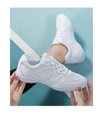 Girls White Cheerleading Shoes Lightweight Youth Cheer  Sneakers kids Breathable Dance fitness Shoes  women MartLion   