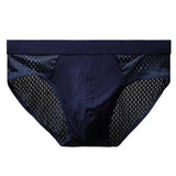 Men's Silk Underwear Briefs Breathable Underwear Bamboo Carbon Fiber Anti-Bacterial MartLion   