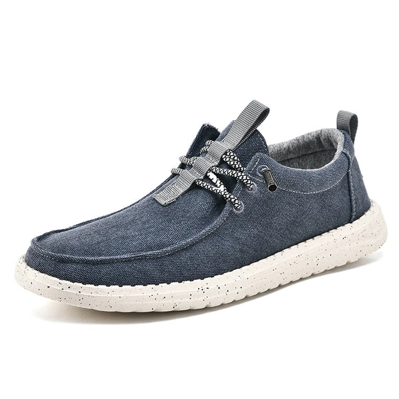 Classic Blue Loafers Shoes Men's Breathable Canvas Flat Espadrille Casual Mocassins Homme MartLion blue 2009 39 CHINA