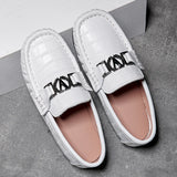 Children Shoes For Boys Loafers Sneakers Baby Soft Kids Leather Casual Toddler Girls Flats Slip-on Moccasin White MartLion   
