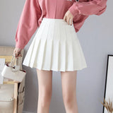 Skirt Shorts Women Waist Mini Skirt School Short Pleated Kawaii Pink Skirt Female MartLion   