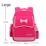 Children School Bags For Girls Orthopedic Backpack Kids princess schoolbag Primary School Kids Satchel mochila MartLion large rose  