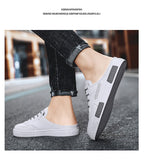 Fujeak Non-slip Without Heel Slippers Flat Casual Men's Shoes Breathable Slippers Trendy Mart Lion   