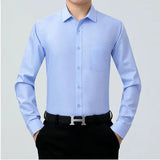 Silk Shirts for Men  Men Shirt Long Sleeve Men Clothing Casual Business Man Shirt MartLion   