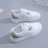 Small White Shoes Women Spring Autumn Korean Version Casual Sneakers Students Thick Sole Board Mart Lion 3 35 