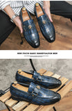 Men's Casual Shoes Autumn Leather Loafers Office Driving Moccasins Slip on Party MartLion   