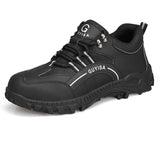 Insulation Safety Shoes Men's Construction Non-slip Working Boots Indestructible Puncture Proof Sneakers MartLion 1090 black 39 