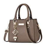 Handbags Women Shoulder Bags Casual Leather Messenger Bag Large Capacity Handbag Promotion MartLion Khaki One Size CHINA